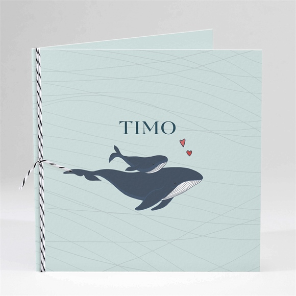 Geburtskarte Mein kleiner Walfisch ref.N451356