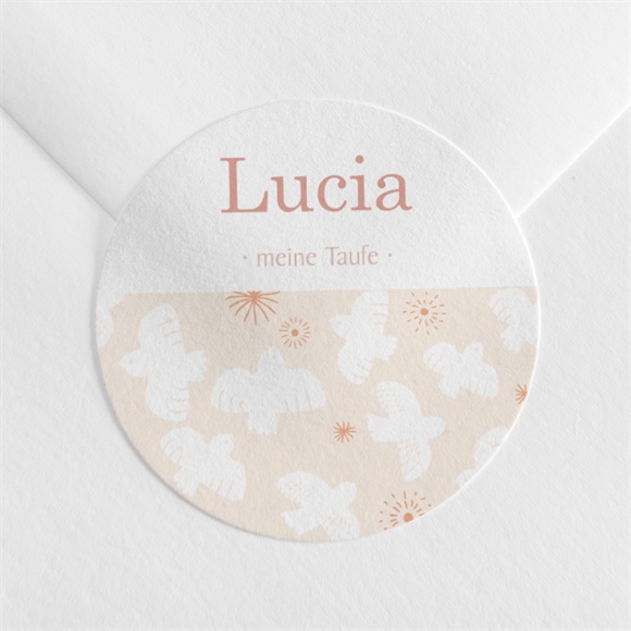 Aufkleber Taufe Taubenflug ref.N3601351