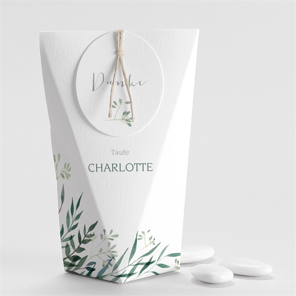 Geschenkbox Taufe Pflanzenschmuck - Schachtel ref.N520207