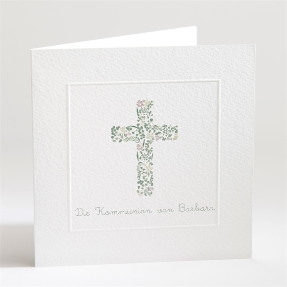 Einladung Kommunion Frühling - Prägung ref.N451408