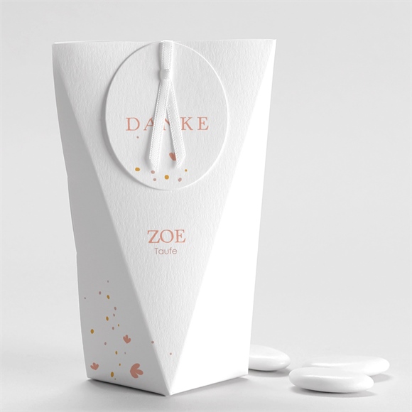 Geschenkbox Taufe Subtiles Flechten - Schachtel ref.N520222