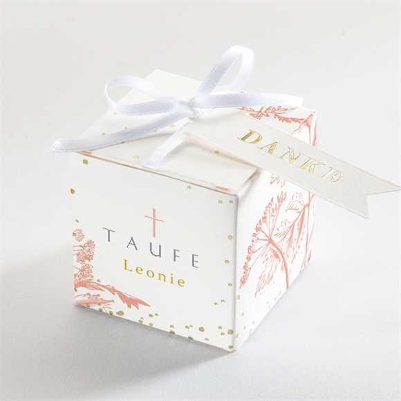 Geschenkbox Taufe Vintage Natur - Gold ref.N340554