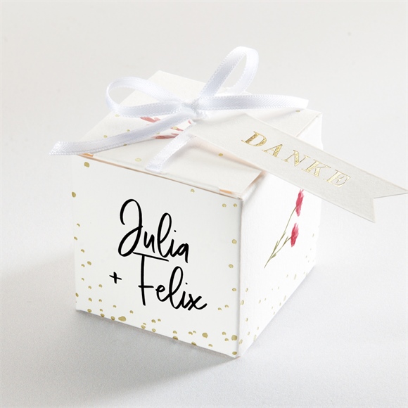 Geschenkbox Hochzeit Landkunst - Gold ref.N340536