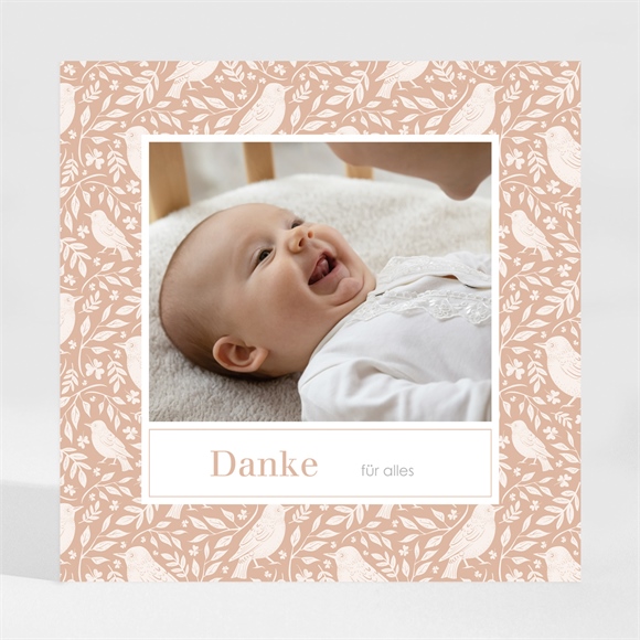 Dankeskarte Geburt Verspielt - Magnet ref.N3001924