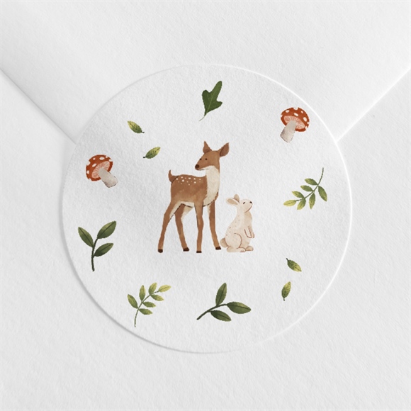 Sticker Geburt Fröhliche Gefährten ref.N3601360