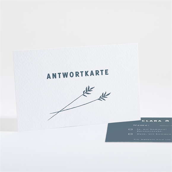 Antwortkarte Hochzeit Halm ref.N161237