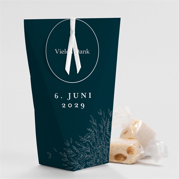 Geschenkbox Hochzeit Königsblau - Schachtel ref.N520147