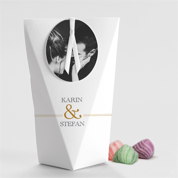 Geschenkbox Hochzeit Eng verbunden - Schachtel ref.N520125