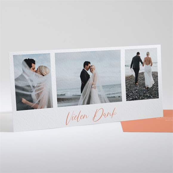 Dankeskarte Hochzeit exzentrik