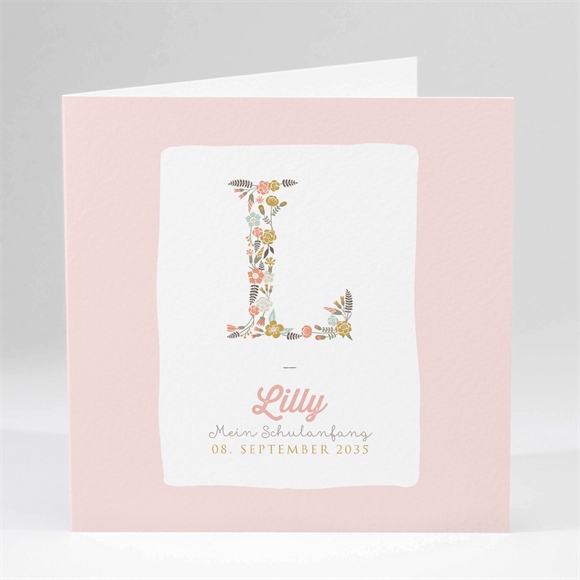 Einladungskarte Einschulung Sanfter Schulbeginn ref.N451430