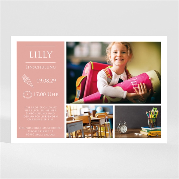Einladungskarte Einschulung Schulbeginn ref.N110235