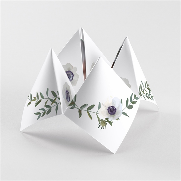 Dankeskarte Hochzeit Zarte Blüte - Origami ref.N33056