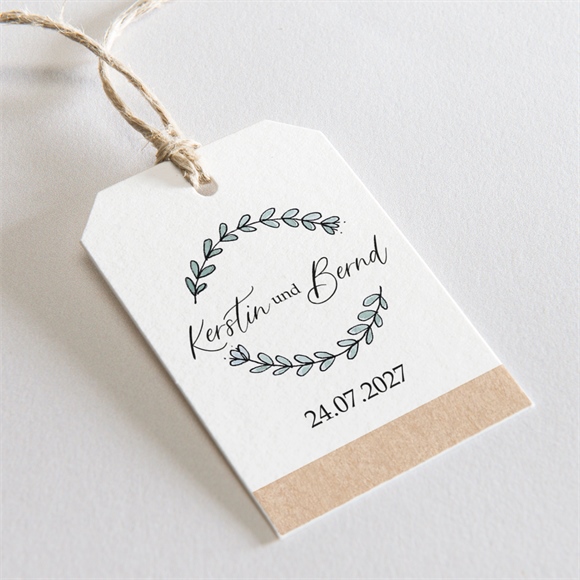 Geschenkanhänger Hochzeit Wir beide ref.N291300