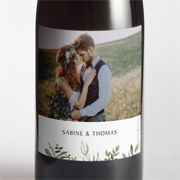 Flaschenetikett Hochzeit Power of Love ref.N3001860