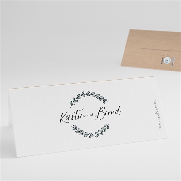 Tischkarte Hochzeit wir beide