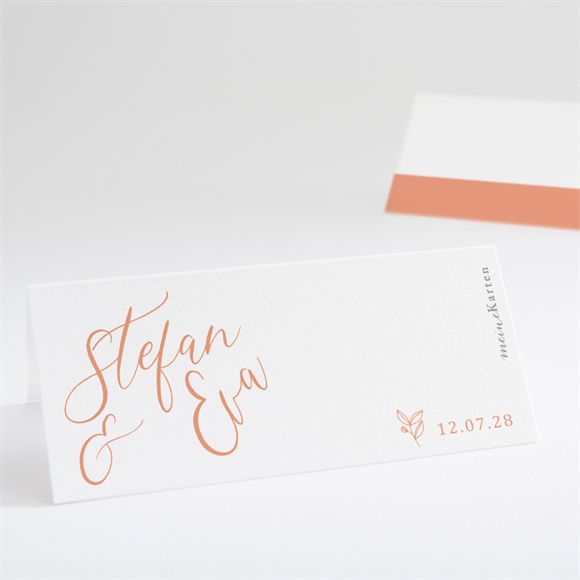 Tischkarte Hochzeit Exzentrik ref.N440760