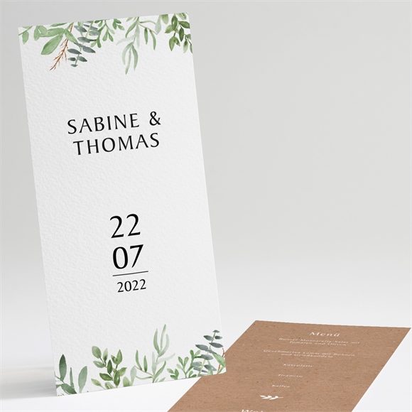 Menükarte Hochzeit Power of Love ref.N221195