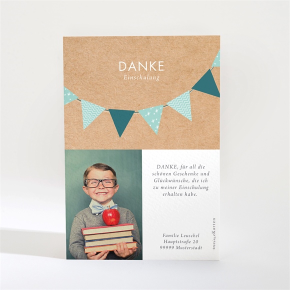 Dankeskarte Einschulung Einschulungsparty ref.N210175