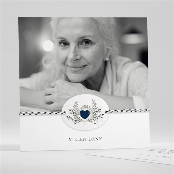 Trauerdanksagung Schöne Erinnerung - Saatpapier ref.N351271