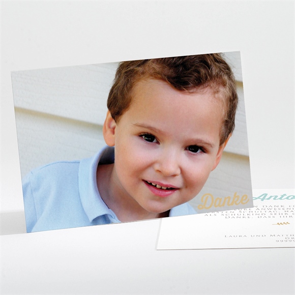 Dankeskarte Einschulung Zarter Schulbeginn ref.N111323