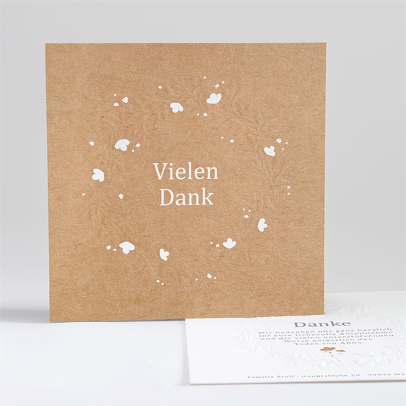 Trauerdanksagung kraftprägung - prägung