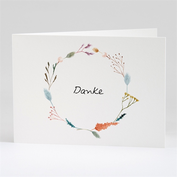 Trauerdanksagung Farandole - Querformat ref.N42140