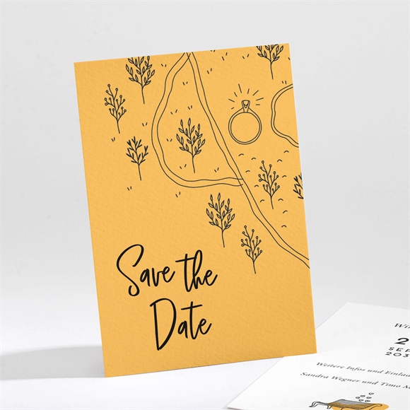 Save the Date Karte Bohemian Chic ref.N211297