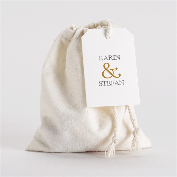 Geschenkbeutel Hochzeit eng verbunden