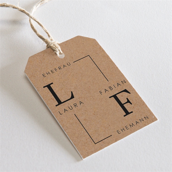 Geschenkanhänger Hochzeit Verbunden ref.N291564