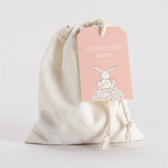 Geschenkbeutel Taufe Kleines Kaninchen ref.N291509