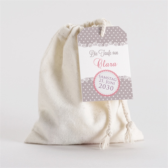 Geschenkbeutel Taufe Vogelgesang Mädchen ref.N291485