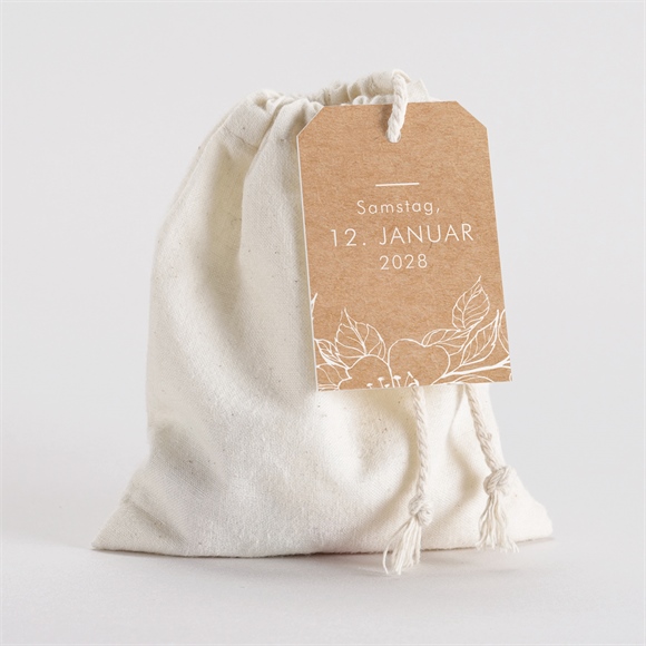 Geschenkbeutel Taufe veredelung auf kraft