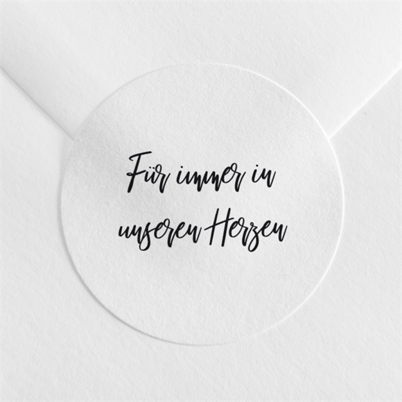 Aufkleber Trauer Auf immer und ewig ref.N3601559