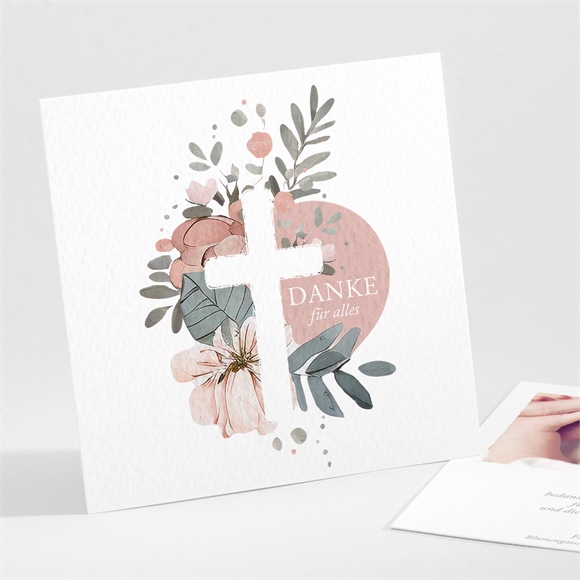 Dankeskarte Taufe Prachtvoll ref.N301434