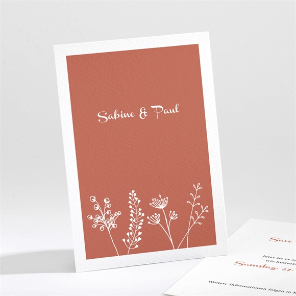 Save the Date Karte Herbstblüten ref.N211408