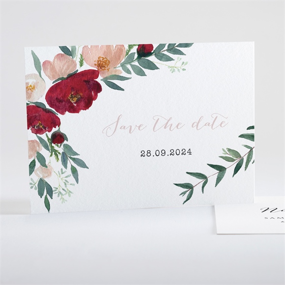 Save the Date Karte Mohnblumen - 2 ref.N15145