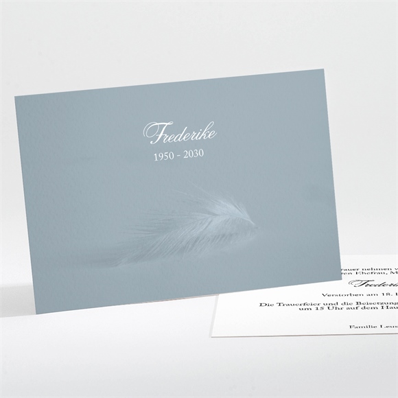 Trauerkarte Federleicht ref.N111327