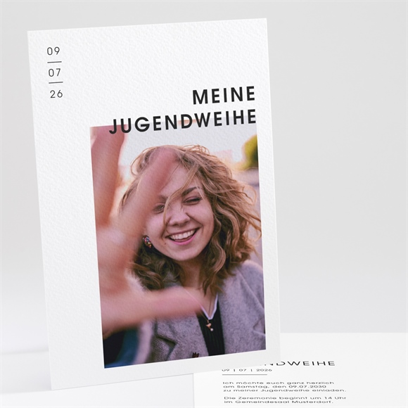 Einladungskarte Jugendweihe Partystimmung ref.N241269