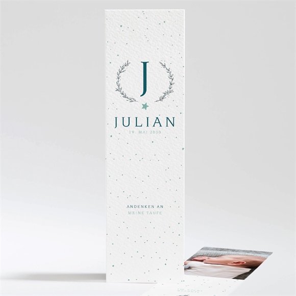 Andenken Taufe Blätterranke ref.N201338