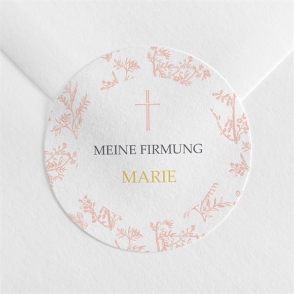 Aufkleber Firmung Toile-de-Jouy ref.N3601320