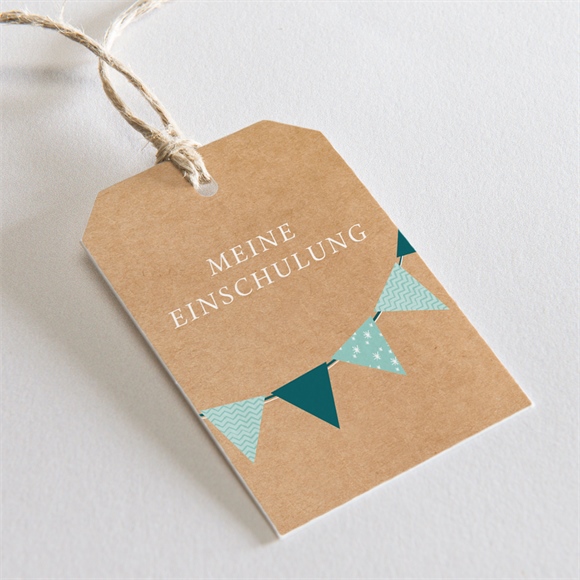 Geschenkanhänger Einschulung Einschulungsparty ref.N291623