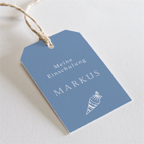 Geschenkanhänger Einschulung Auf geht's zur Schule ref.N291626