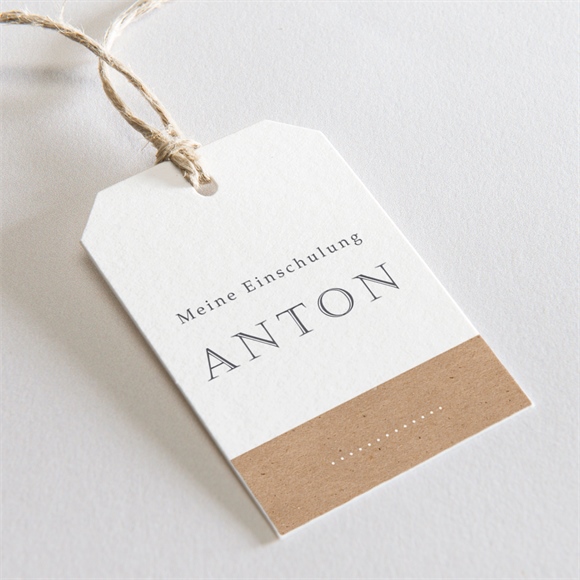 Geschenkanhänger Einschulung Endlich Schulbeginn ref.N291627