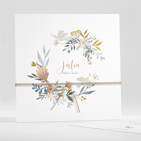 Einladung Taufe Sanfte Poesie ref.N351415