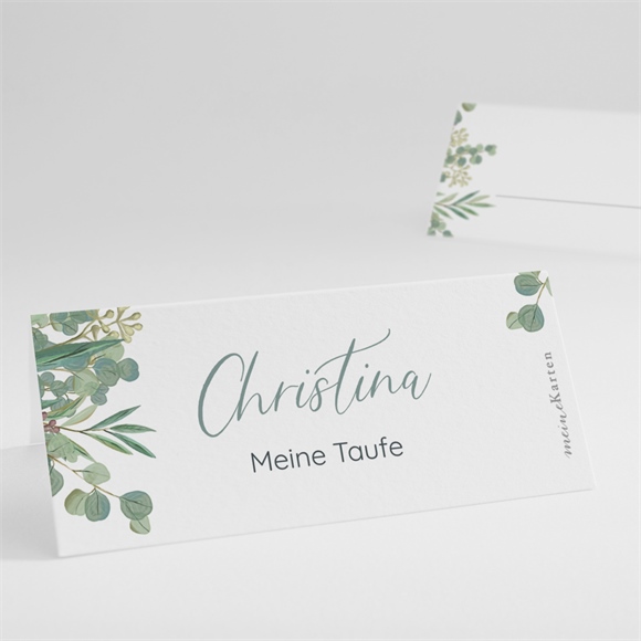 Tischkarte Taufe Graziös ref.N440918
