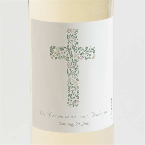 Flaschenetikett Kommunion Frühling ref.N3001962