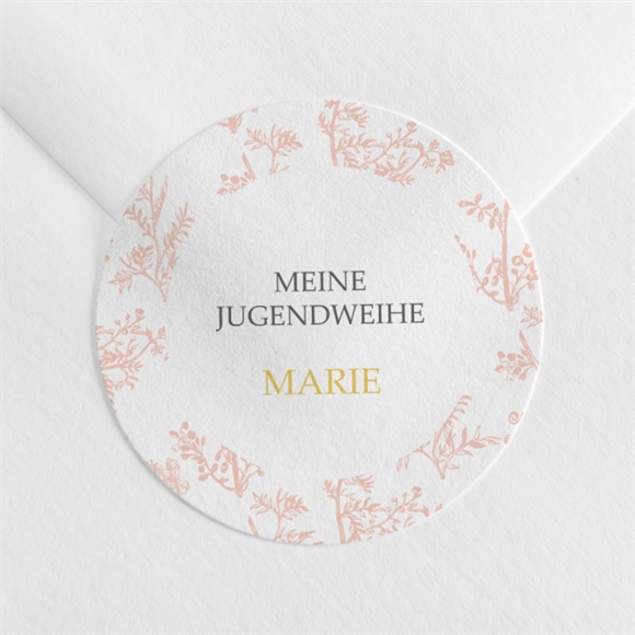 Aufkleber Jugendweihe Waldszenen ref.N3601758