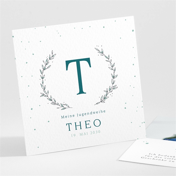 Danksagungskarte Jugendweihe Silbersternchen ref.N301490