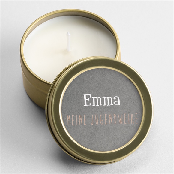 Kerze Jugendweihe Schieferglück ref.N3601769