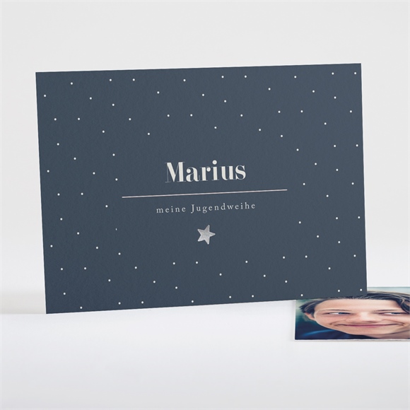 Einladungskarte Jugendweihe Tiefe Nacht ref.N18160